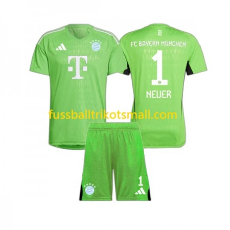 Fußballtrikots FC Bayern München Manuel Neuer 1 Torwart Kinder 2023-2024 Kurzarm Auswärts-trikot kaufen